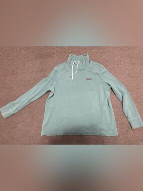Vineyard Vines Sweatshirt Women’s XL Green The Shep Shirt Cowl Neck Pullover